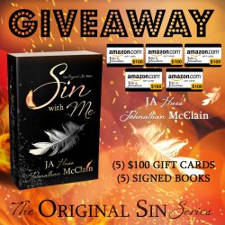 $500 Sin With Me Release Day Giveaway