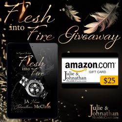 Flesh Into Fire Release Day Giveaway!